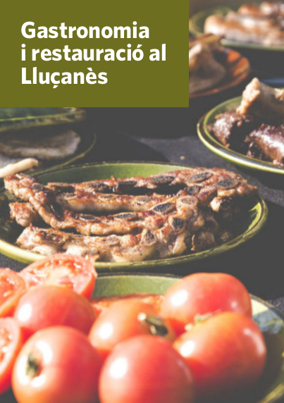 Portada del nou fulletó de gastronomia del Lluçanès